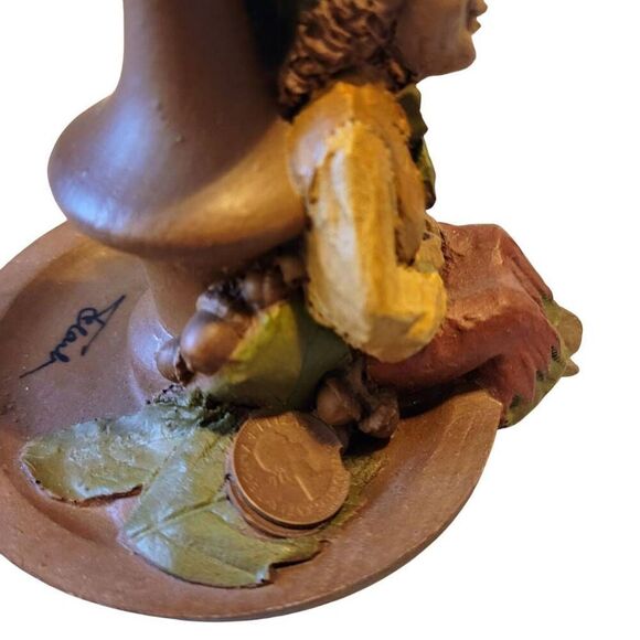 Vintage Mrs. Wink Tom Clark Cairn Studios Troll Gnome Fairy Candlestick Holder - Picture 4 of 10